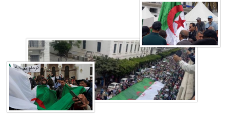 الحراك الشعبي في جمعته ال14 يرفض الإنتخابات و رموز النظام